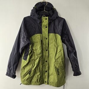 REI Gore-Tex Rain Jacket Hooded Hoodie Waterproof Gorpcore Gray Green Size M